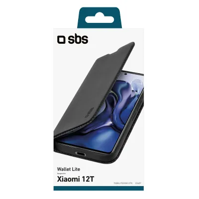 SBS - Puzdro Book Wallet Lite pre Xiaomi 12T Pro/12T, čierna