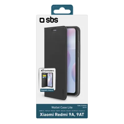 SBS - Puzdro Book Wallet Lite pre Xiaomi Redmi 9A/9AT, čierna