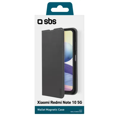SBS - Puzdro Book Wallet Lite pre Xiaomi Redmi Note 10 5G/Poco M3 Pro 5G, čierna