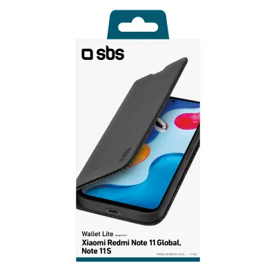 SBS - Puzdro Book Wallet Lite pre Xiaomi Redmi Note 11 Global, čierna