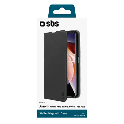SBS - Puzdro Book Wallet Lite pre Xiaomi Redmi Note 11 Pro/Note 11 Pro Plus, čierna