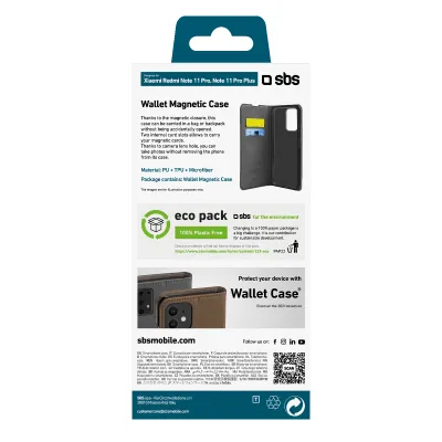 SBS - Puzdro Book Wallet Lite pre Xiaomi Redmi Note 11 Pro/Note 11 Pro Plus, čierna
