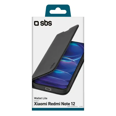 SBS - Puzdro Book Wallet Lite pre Xiaomi Redmi Note 12, čierna