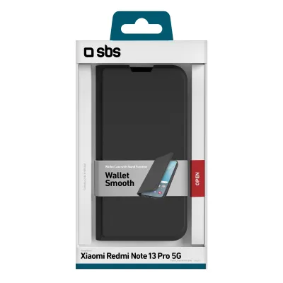 SBS - Puzdro Book Wallet Lite pre Xiaomi Redmi Note 13 Pro 5G, čierna