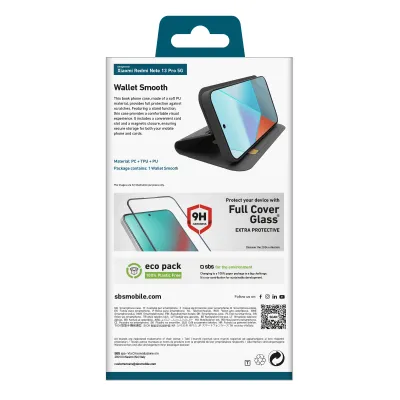 SBS - Puzdro Book Wallet Lite pre Xiaomi Redmi Note 13 Pro 5G, čierna