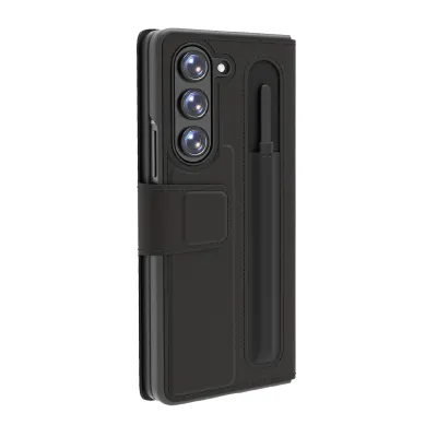SBS - Puzdro Wallet pre Samsung Galaxy Z Fold5, čierna