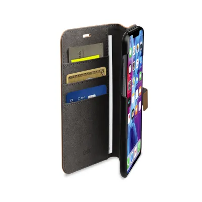SBS - Puzdro Book Wallet pre iPhone 12 mini, hnedá
