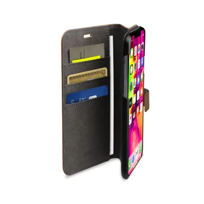 SBS - Puzdro Book Wallet pre iPhone 12/12 Pro, hnedá