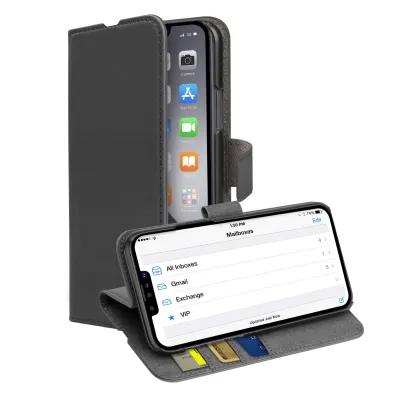 SBS - Puzdro Book Wallet pre iPhone 13, čierna