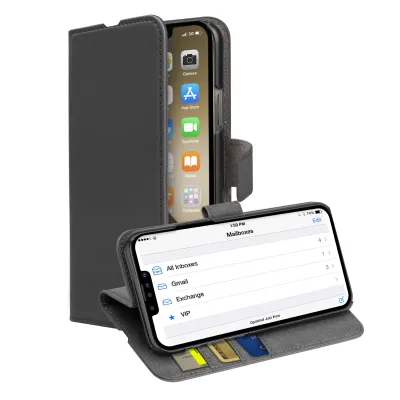 SBS - Puzdro Book Wallet pre iPhone 13 Pro Max, čierna
