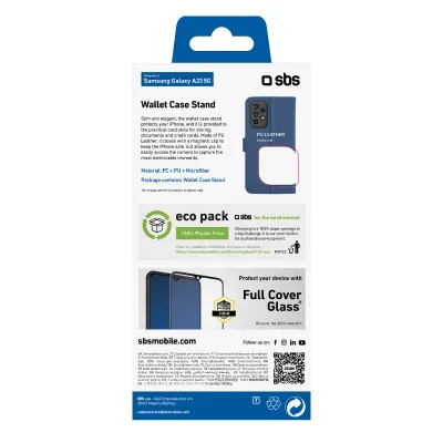 SBS - Puzdro Book Wallet Stand pre Samsung Galaxy A23 5G, modrá