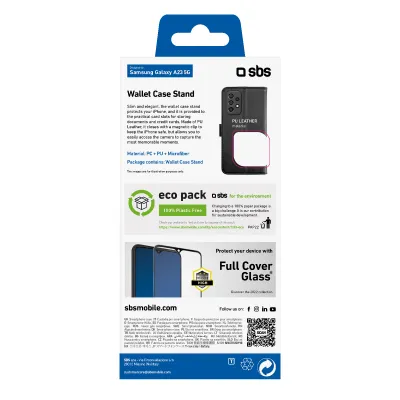 SBS - Puzdro Book Wallet Stand pre Samsung Galaxy A23 5G, čierna