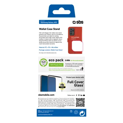 SBS - Puzdro Book Wallet Stand pre Samsung Galaxy A53 5G, červená