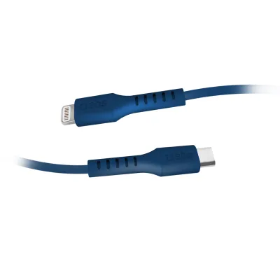 SBS - Kábel USB-C/MFI Lightning, 5 W, 1 m, modrá