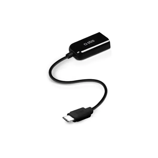 SBS - Adaptér USB-A F - USB-C, čierna