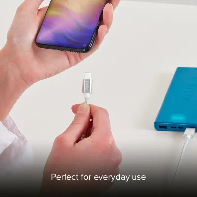 SBS - Kábel USB-C/USB-A, 18 W, opletený, 1,5 m, strieborná