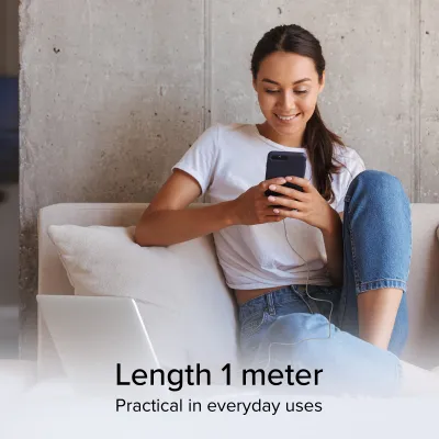 SBS - Kábel USB-C/USB-C, 60 W, magnetický, 1 m, šedá