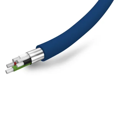 SBS - Kábel Polo USB-C/USB-A, 18 W, Polo, silikónový, 1 m, modrá