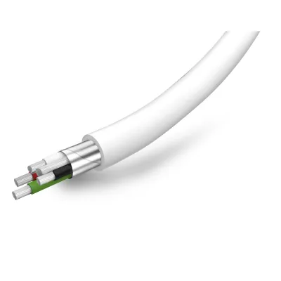 SBS - Kábel Polo USB-C/USB-A, 18 W, Polo, silikónový, 1 m, biela
