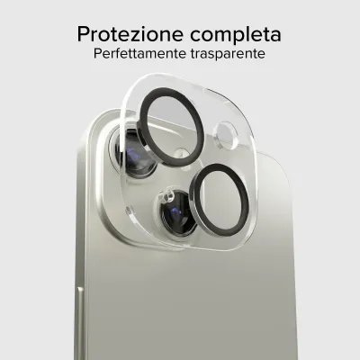 SBS - Ochranný kryt objektívu pre iPhone 14/14 Plus, čierna