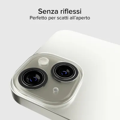 SBS - Ochranný kryt objektívu pre iPhone 14/14 Plus, čierna