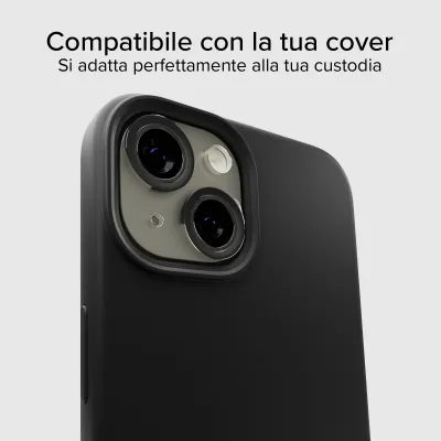 SBS - Ochranný kryt objektívu pre iPhone 14/14 Plus, čierna