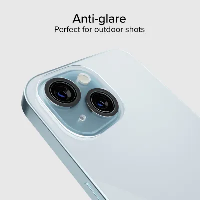 SBS - Ochranný kryt objektívu pre iPhone 15/15 Plus, čierna
