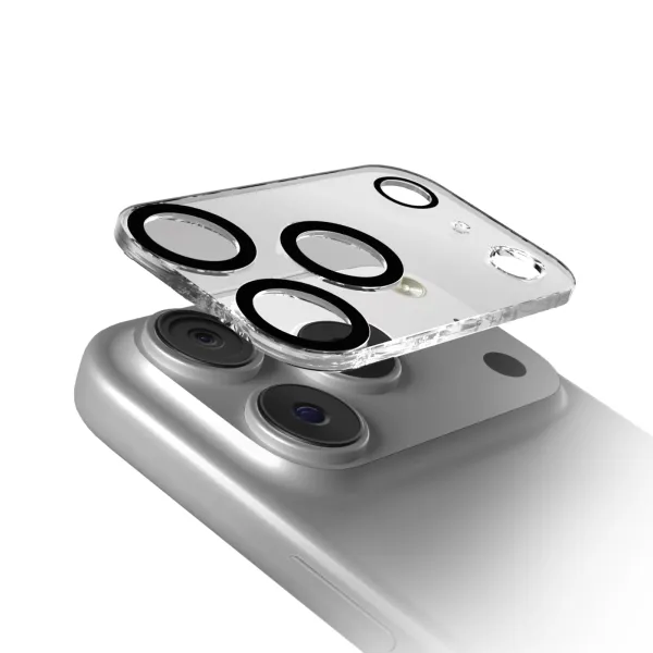 SBS - Ochranný kryt objektívu Full pre iPhone 17 Pro, čierna