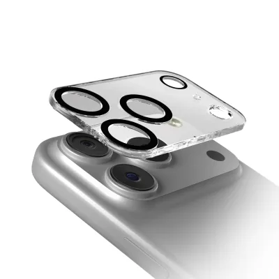 SBS - Ochranný kryt objektívu Full pre iPhone 17 Pro Max, čierna