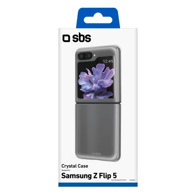 SBS - Puzdro Crystal pre Samsung Galaxy Z Flip5, transparentná