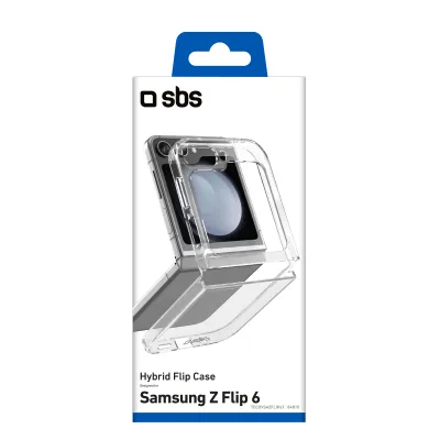 SBS - Puzdro Crystal pre Samsung Galaxy Z Flip6/7 FE, transparentná