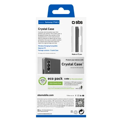 SBS - Puzdro Crystal pre Samsung Galaxy Z Fold4, transparentná