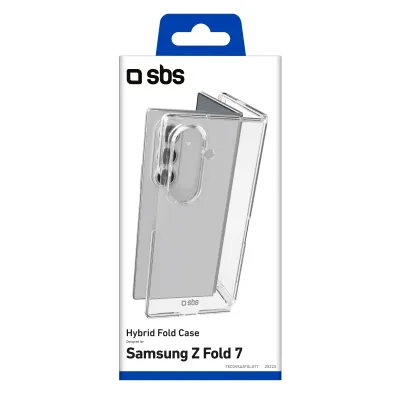 SBS - Puzdro Crystal pre Samsung Galaxy Z Fold7, transparentná