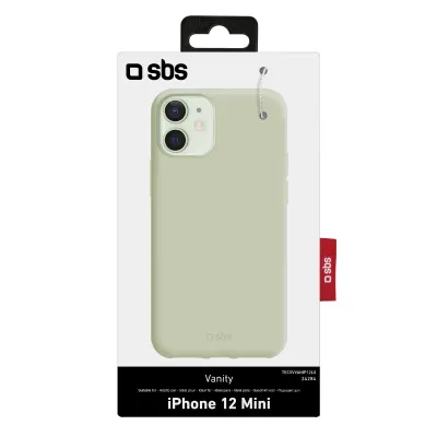 SBS - Puzdro Vanity pre iPhone 12 mini, svetlá zelená