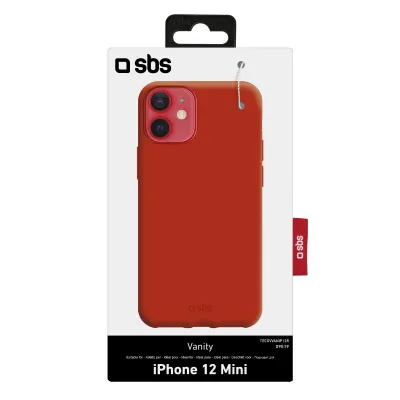 SBS - Puzdro Vanity pre iPhone 12 mini, červená