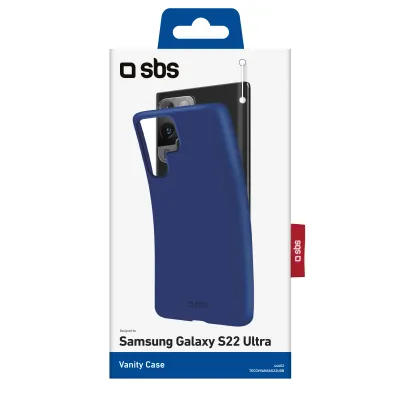 SBS - Puzdro Vanity pre Samsung Galaxy S22 Ultra, tmavá modrá