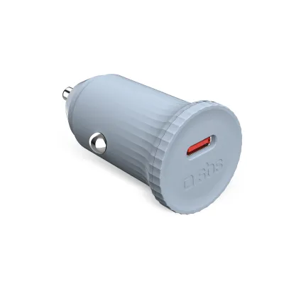 SBS - Autoadaptér Eco USB-C, 25 W, PD, svetlá zelená