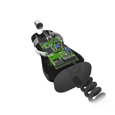 SBS - Autonabíjačka USB-C, 2,1 A, čierna