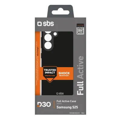 SBS - Puzdro Full Active D3O pre Samsung Galaxy S25, čierna