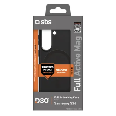 SBS - Puzdro Full Active D3O pre Samsung Galaxy S26, čierna