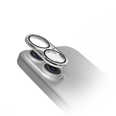 SBS - Ochranný kryt objektívu Active s D3O pre iPhone 17, čierna