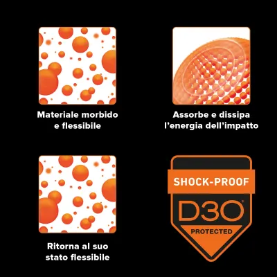SBS - Puzdro Extrema Active D3O pre Samsung Galaxy A35, transparentná