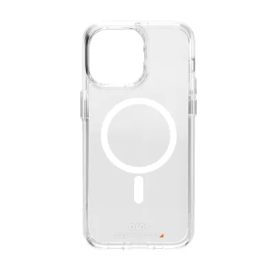 SBS - Puzdro Extreme Mag D3O s MagSafe pre iPhone 15 Pro Max, transparentná