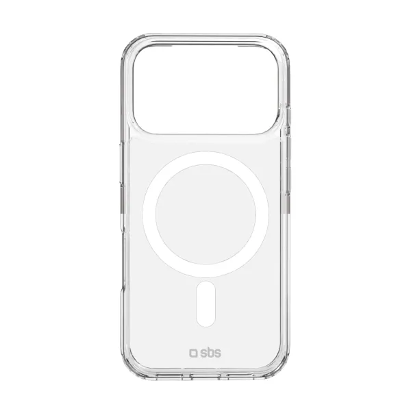 SBS - Puzdro Extreme Mag D3O s MagSafe pre iPhone 17 Pro, transparentná