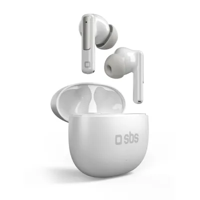 SBS - Bezdrôtové slúchadlá TWS AI SmarBuds, biela