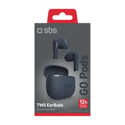 SBS - Bezdrôtové slúchadlá TWS Go Pods, šedá