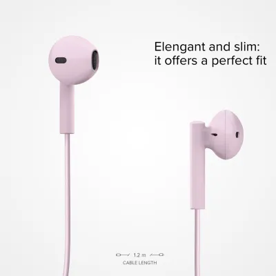 SBS - Slúchadlá Studio Mix 65c s mikrofónom, USB-C, ružová