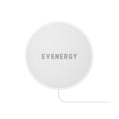 EVENERGY - Bezdrôtová nabíjacia stanica s Qi, 10 W, biela