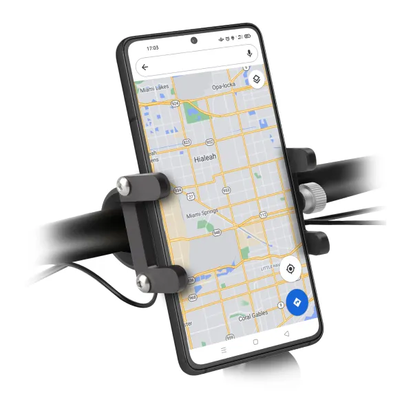 SBS - Hliníkový držiak E-Go pre elektrické kolobežky a bicykle, čierna