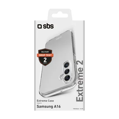 SBS - Puzdro Extreme X2 pre Samsung Galaxy A16, transparentná